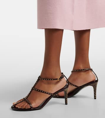 Verzierte Sandalen Cage aus Leder | Khaite