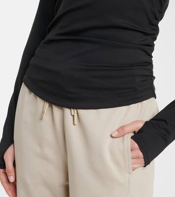 Logo hooded zip-up top | Adidas by Stella McCartney