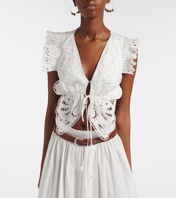 Broderie anglaise cotton top | Farm Rio