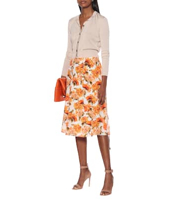 Gonna May a stampa in seta | Altuzarra