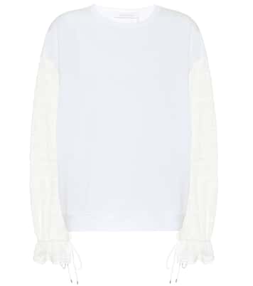 Top en coton et dentelle | See By Chloé