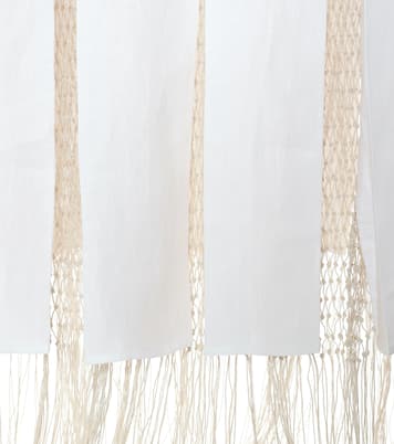 Gonna Harmonia in lino con frange | Gabriela Hearst