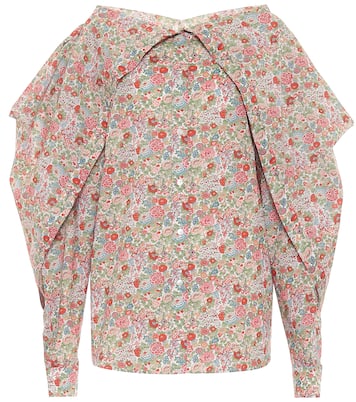 Blusa a stampa floreale in cotone | Y/Project