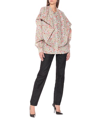 Blusa a stampa floreale in cotone | Y/Project