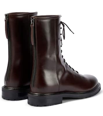 Lace-up leather ankle boots | Legres