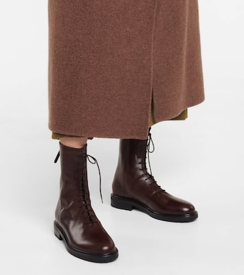 Lace-up leather ankle boots | Legres