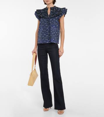 Top Solina imprimé en coton | Ulla Johnson