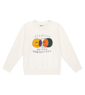 Sudadera Mike de algodón estampada | Molo