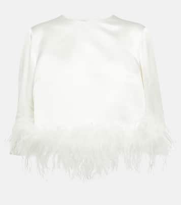 Piume feathered blouse | Max Mara