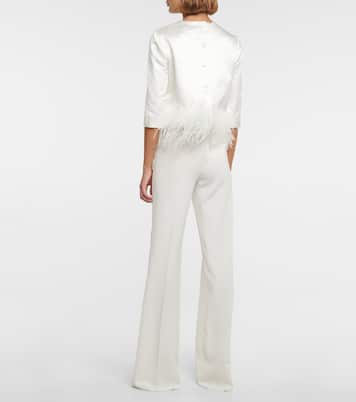 Piume feathered blouse | Max Mara