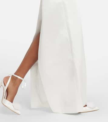 Bustier satin gown | Rasario