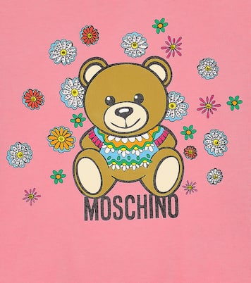 T-shirt Teddy Bear in misto cotone | Moschino Kids