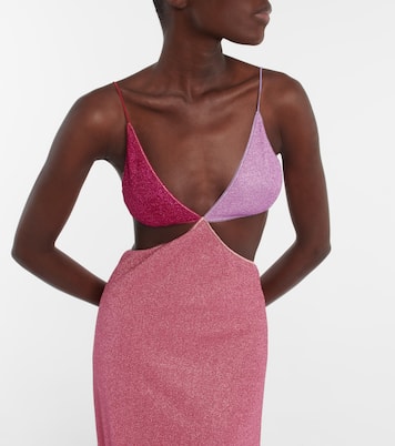 Vestido largo con aberturas | Oséree
