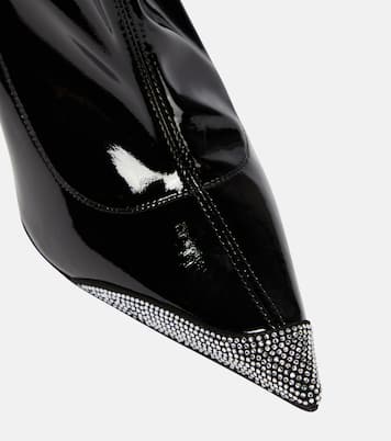 Avi embellished faux leather ankle boots | Alexandre Vauthier