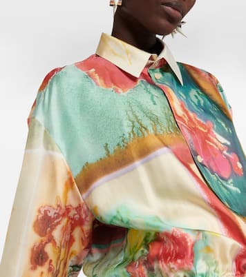 Chemise imprimée en soie | Jean Paul Gaultier