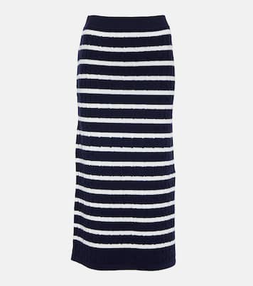 Gonna midi in maglia di lana a trecce | Polo Ralph Lauren