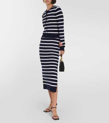 Gonna midi in maglia di lana a trecce | Polo Ralph Lauren