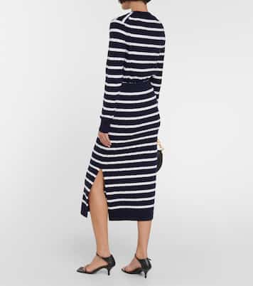 Gonna midi in maglia di lana a trecce | Polo Ralph Lauren
