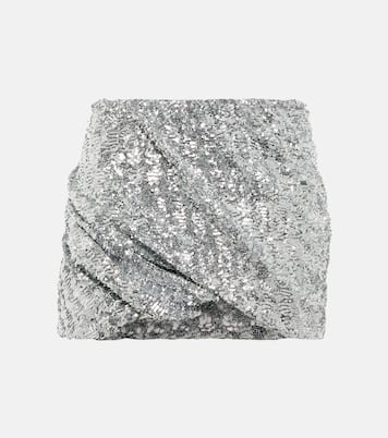 Minigonna con paillettes | The Attico