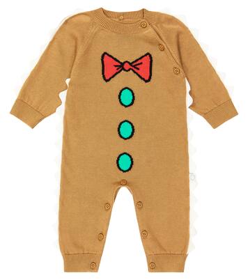 Baby - Tutina in cotone con intarsio | Stella McCartney Kids
