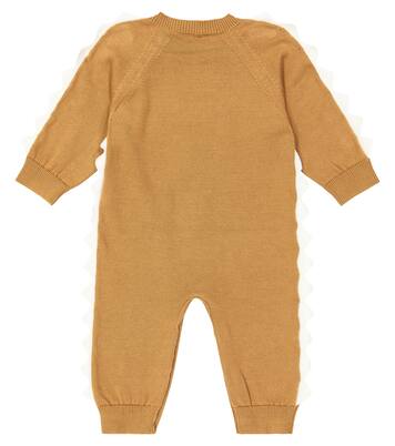 Baby - Tutina in cotone con intarsio | Stella McCartney Kids