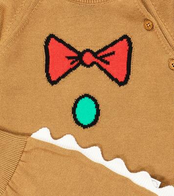 Baby - Tutina in cotone con intarsio | Stella McCartney Kids