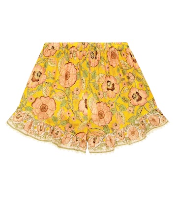 Shorts Junie de algodón floral | Zimmermann Kids