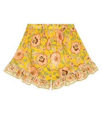 Shorts Junie de algodón floral | Zimmermann Kids