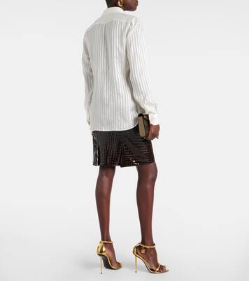 Camicia in seta a righe | Tom Ford