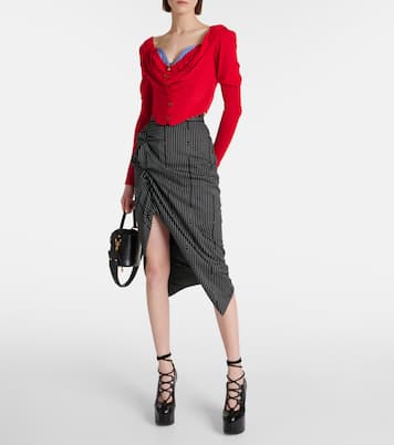 Bea draped wool and silk top | Vivienne Westwood