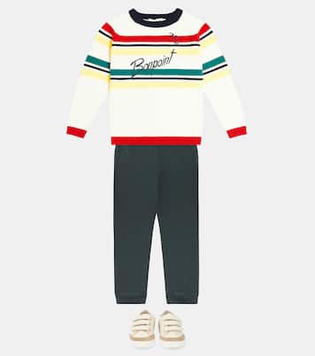 Pullover Florencio in cotone con logo | Bonpoint