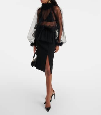 Blusa in tulle | Dolce&Gabbana