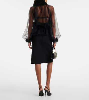 Blusa in tulle | Dolce&Gabbana