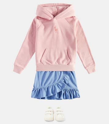 Gonna in cotone con volant | Polo Ralph Lauren Kids