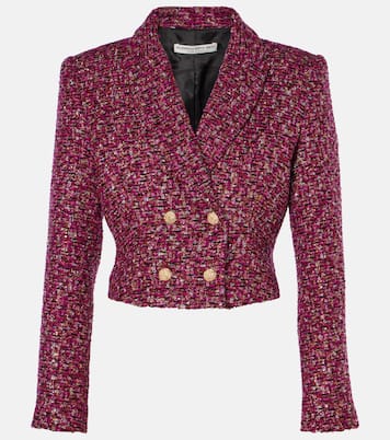Blazer raccourci en tweed à sequins | Alessandra Rich