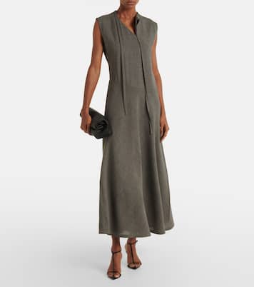 Robe midi en laine vierge | Jil Sander