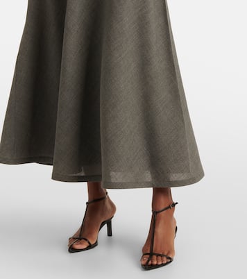 Robe midi en laine vierge | Jil Sander