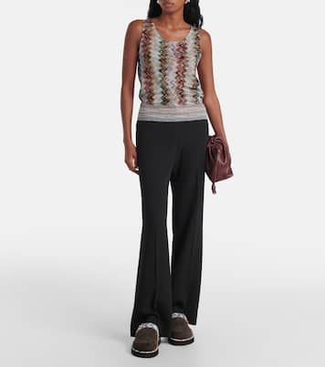 Mules in suede a zig zag | Missoni