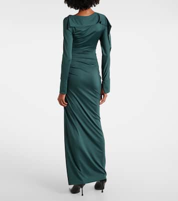 Abito lungo asimmetrico | Victoria Beckham