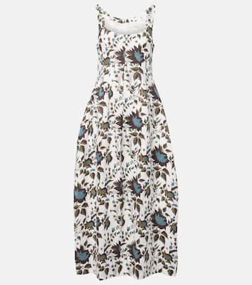 Bedrucktes Maxikleid aus Leinen | Faithfull
