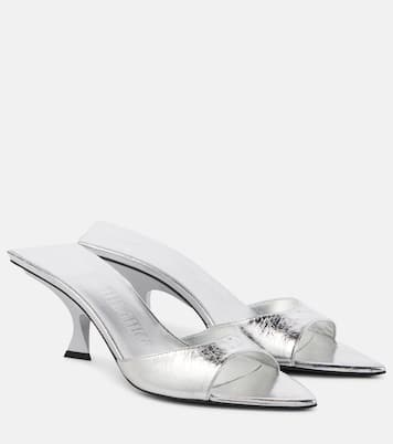 Mules Bes 65 in pelle metallizzata | The Attico