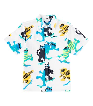 Printed cotton shirt | Stella McCartney Kids