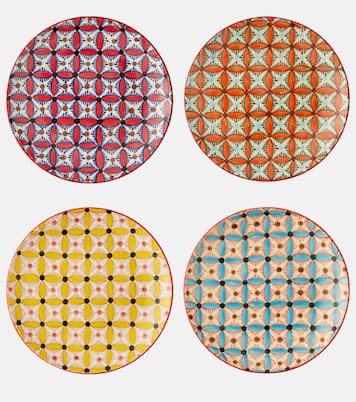 Hippy set of 4 side plates | Polspotten