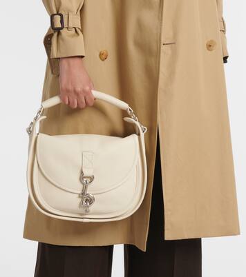 B Clip Small leather messenger bag | Burberry
