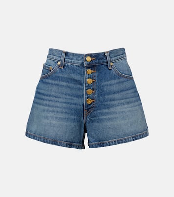 Short Greta à taille haute en jean | Ulla Johnson