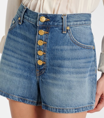 Short Greta à taille haute en jean | Ulla Johnson