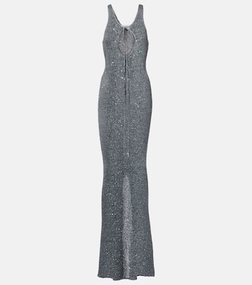 Abito lungo Jules in maglia con paillettes | Bananhot