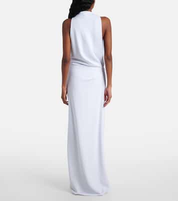 Devyn crêpe draped maxi dress | Proenza Schouler