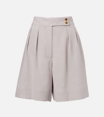Dorin linen crêpe Bermuda shorts | Loro Piana