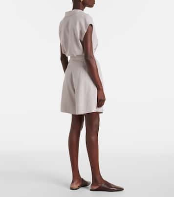 Dorin linen crêpe Bermuda shorts | Loro Piana